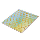 Aquarell-und Goldskalen Fliese (Seite)