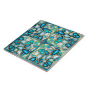 Aquarell- und Goldzellen - Ozean - Quatro Fliese (Seite)