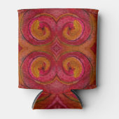 Aquarell und Hübsche Farbmuster Art Abstrakt Dosenkühler (Vorderseite)