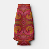 Aquarell und Hübsche Farbmuster Art Abstrakt Flaschenkühler (Vorderseite)