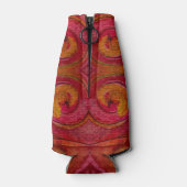 Aquarell und Hübsche Farbmuster Art Abstrakt Flaschenkühler (Rückseite)