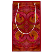 Aquarell und Hübsche Farbmuster Art Abstrakt Kleine Geschenktüte (Vorderseite)