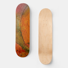 Aquarell und Hübsche Farbmuster Art Abstrakt Skateboard
