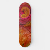 Aquarell und Hübsche Farbmuster Art Abstrakt Skateboard (Vorderseite)