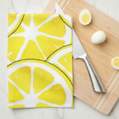 Aquarell und Pen Lemon Scheiben Geschirrtuch (Viertel Falte)