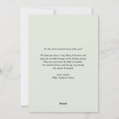 Aquarell und Pinsel Pinsel Foto Weihnachten (Rückseite)