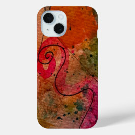 Aquarell und Tinte Abstrakte Hübsche Malerei Art Case-Mate iPhone Hülle