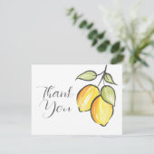 Aquarell und Tintenkläranlagen Danke Karte (Stehend Vorderseite)