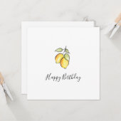 Aquarell und Tintenkläranlagen Karte (Vorderseite/Rückseite Beispiel)