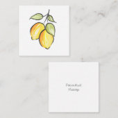 Aquarell und Tintenkläranlagen Mitteilungskarte (Vorne/Hinten)