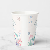 Aquarell unter der Meerwasserdusche Pappbecher (Links)