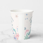 Aquarell unter der Meerwasserdusche Pappbecher (Rechts)