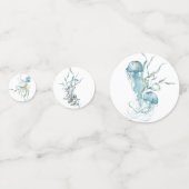 Aquarell Unterhalb des Meeresquallen-Korallenriffs Konfetti (Vorderseiten)