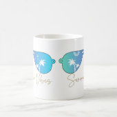 Aquarell Vibes Sonnenbrille Kaffeetasse (Mittel)