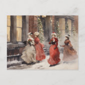 Aquarell Viktorianisch Weihnachten Viktorianische  (Vorderseite)