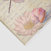 Aquarell Vintag Dragonfly Schneckenentcoup Seidenpapier (Ausschnitt)