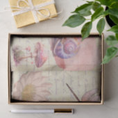 Aquarell Vintag Dragonfly Schneckenentcoup Seidenpapier (Geschenk)