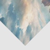 Aquarell Vintage Galopp-Wildpferde Prärie Seidenpapier (Detail)