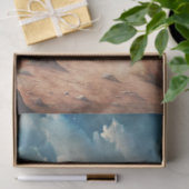 Aquarell Vintage Galopp-Wildpferde Prärie Seidenpapier (Geschenk)