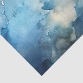 Aquarell Vintages Meereslichthaus Glarus Möwen Seidenpapier (Detail)