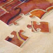 Aquarell-Violinen Puzzle (Seite)