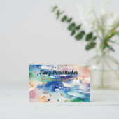 Aquarell Visitenkarte (Stehend Vorderseite)