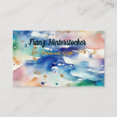 Aquarell Visitenkarte (Vorderseite)