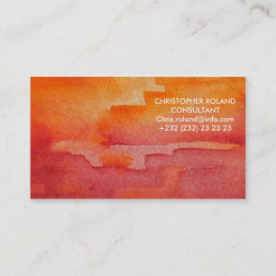 Aquarell Visitenkarte