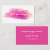 Aquarell Visitenkarte (Vorne/Hinten)