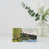 Aquarell-Visitenkarte Visitenkarte (Stehend Vorderseite)