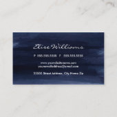 Aquarell-Visitenkarten Visitenkarte (Rückseite)