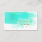 Aquarell-Visitenkarten Visitenkarte (Vorderseite)