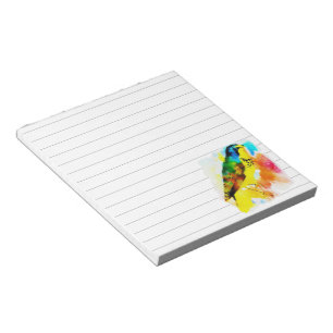 Aquarell-Vogel Notizblock