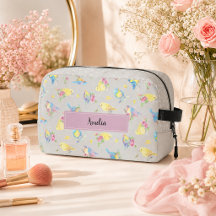 Aquarell-Vögel und Blumen Muster handgezeichnet
