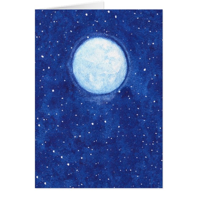 Aquarell-Vollmond (Vorne)