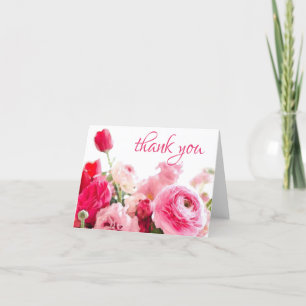 Aquarell-Vorlage Danke Hand Schrift Rosen