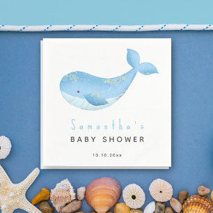 Aquarell-Wal-Baby-Party Serviette