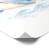 Aquarell-Wal-Kinderzimmer-Wandkunst Poster (Ecke)