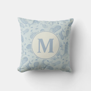 Aquarell-Wal-Paisley-Kinderzimmer Monogramm Kissen