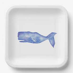 Aquarell-Wal-Papierteller Pappteller