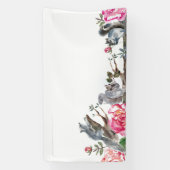 Aquarell-Wald-Eichhörnchen-Banner Banner (Vertikal)