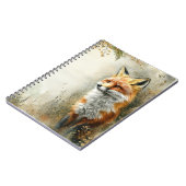 Aquarell Wald Fuchs Natur  Notizblock (Linke Seite)
