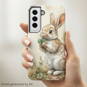 Aquarell-Wald-Hase-Natur Samsung Galaxy Hülle