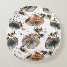 Aquarell Wald Pilze Design