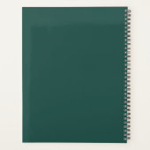 Aquarell-Waldberge & See Grün & Blau Planer (Rückseite)