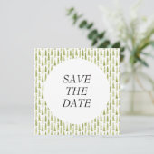 Aquarell-Waldhochzeit Save The Date (Stehend Vorderseite)