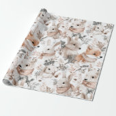 Aquarell-Waldtiere  Geschenkpapier (Ungerollt)