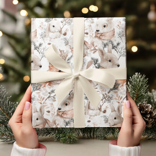Aquarell-Waldtiere Geschenkpapier