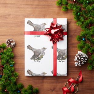 Aquarell-Waldvögel Geschenkpapier