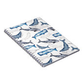 Aquarell-Wale Notizblock (Rechte Seite)